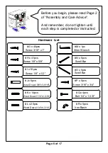 Preview for 6 page of Furniture of America CM-BK611 Assembly Instructions Manual