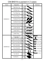 Preview for 8 page of Furniture of America CM-BK618 Assembly Instructions Manual