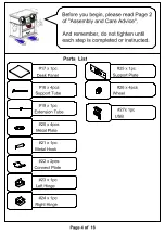 Preview for 4 page of Furniture of America CM-BK623 Assembly Instructions Manual