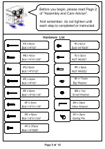 Preview for 5 page of Furniture of America CM-BK623 Assembly Instructions Manual