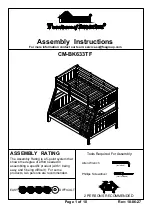 Furniture of America CM-BK633TF Assembly Instructions Manual preview