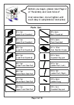 Preview for 3 page of Furniture of America CM-BK633TF Assembly Instructions Manual