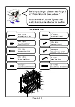 Preview for 4 page of Furniture of America CM-BK633TT Assembly Instructions Manual