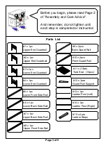 Preview for 3 page of Furniture of America CM-BK634TT Assembly Instructions Manual
