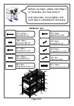 Preview for 4 page of Furniture of America CM-BK634TT Assembly Instructions Manual