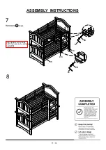 Preview for 11 page of Furniture of America CM-BK635 Assembly Instructions Manual