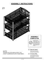 Preview for 23 page of Furniture of America CM-BK655 Assembly Instructions Manual