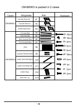 Preview for 7 page of Furniture of America CM-BK903 Assembly Instructions Manual