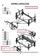 Preview for 8 page of Furniture of America CM-BK903 Assembly Instructions Manual