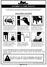 Preview for 2 page of Furniture of America CM-BK914 Assembly Instructions Manual