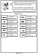 Preview for 4 page of Furniture of America CM-BK914 Assembly Instructions Manual
