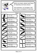 Preview for 3 page of Furniture of America CM-BK918 Assembly Instructions Manual