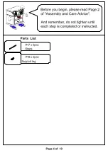 Preview for 4 page of Furniture of America CM-BK918 Assembly Instructions Manual