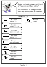 Preview for 5 page of Furniture of America CM-BK918 Assembly Instructions Manual