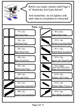 Preview for 3 page of Furniture of America CM-BK919 Assembly Instructions Manual