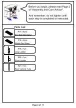 Preview for 4 page of Furniture of America CM-BK919 Assembly Instructions Manual