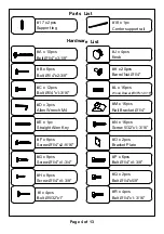 Preview for 4 page of Furniture of America CM-BK922F Assembly Instructions Manual