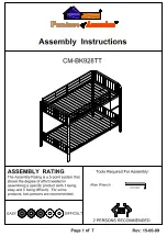 Furniture of America CM-BK928TT Assembly Instructions Manual preview