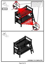 Preview for 9 page of Furniture of America CM-BK930-T/T Assembly Instructions Manual