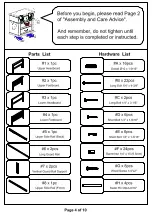 Preview for 4 page of Furniture of America CM-BK930-TQ Assembly Instructions Manual