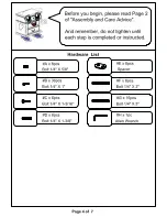 Preview for 4 page of Furniture of America CM-BK939TQ Assembly Instructions Manual