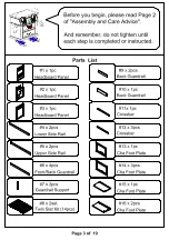 Preview for 3 page of Furniture of America CM-BK960 Assembly Instructions Manual