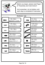 Preview for 5 page of Furniture of America CM-BK960 Assembly Instructions Manual