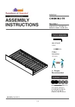 Preview for 1 page of Furniture of America CM-BK963-TR Assembly Instructions Manual