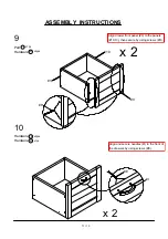 Preview for 11 page of Furniture of America CM-BK967C-2D Assembly Instructions Manual