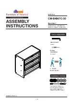 Furniture of America CM-BK967C-3D Assembly Instructions Manual preview