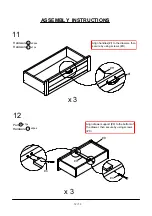 Preview for 12 page of Furniture of America CM-BK967C-3D Assembly Instructions Manual