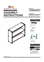 Preview for 1 page of Furniture of America CM-BK967SF-S Assembly Instructions Manual