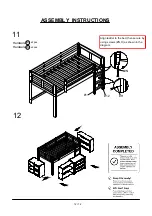 Preview for 12 page of Furniture of America CM-BK967T Assembly Instructions Manual