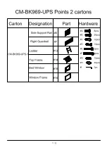 Preview for 7 page of Furniture of America CM-BK969-UPS Assembly Instructions Manual