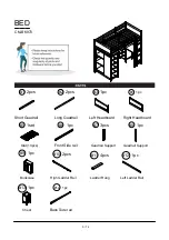 Preview for 5 page of Furniture of America CM-BK970 Assembly Instructions Manual