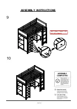 Preview for 12 page of Furniture of America CM-BK970 Assembly Instructions Manual