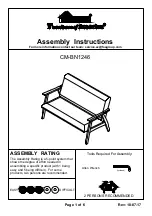 Furniture of America CM-BN1246 Assembly Instructions Manual preview