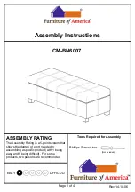 Furniture of America CM-BN6007 Assembly Instructions preview