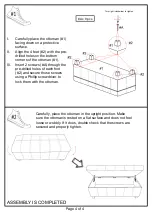 Preview for 4 page of Furniture of America CM-BN6007 Assembly Instructions