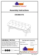 Furniture of America CM-BN6017S Assembly Instructions preview