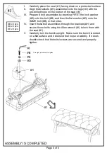 Preview for 5 page of Furniture of America CM-BN6017S Assembly Instructions