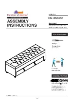 Preview for 1 page of Furniture of America CM-BN6352 Assembly Instructions Manual