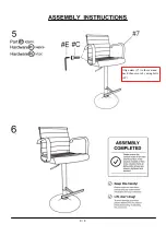 Предварительный просмотр 8 страницы Furniture of America CM-BR6463 Assembly Instructions Manual