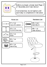 Preview for 3 page of Furniture of America CM-BR6887 Assembly Instructions