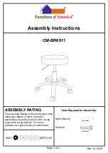 Preview for 1 page of Furniture of America CM-BR6911 Assembly Instruction