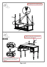 Preview for 4 page of Furniture of America CM-DK5232 Assembly Instructions Manual