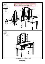 Preview for 5 page of Furniture of America CM-DK5232 Assembly Instructions Manual