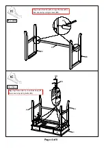 Preview for 4 page of Furniture of America CM-DK5236 Assembly Instructions Manual