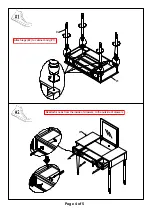 Preview for 4 page of Furniture of America CM-DK5237 Assembly Instructions