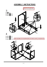 Preview for 8 page of Furniture of America CM-DK5674CNR Assembly Instructions Manual